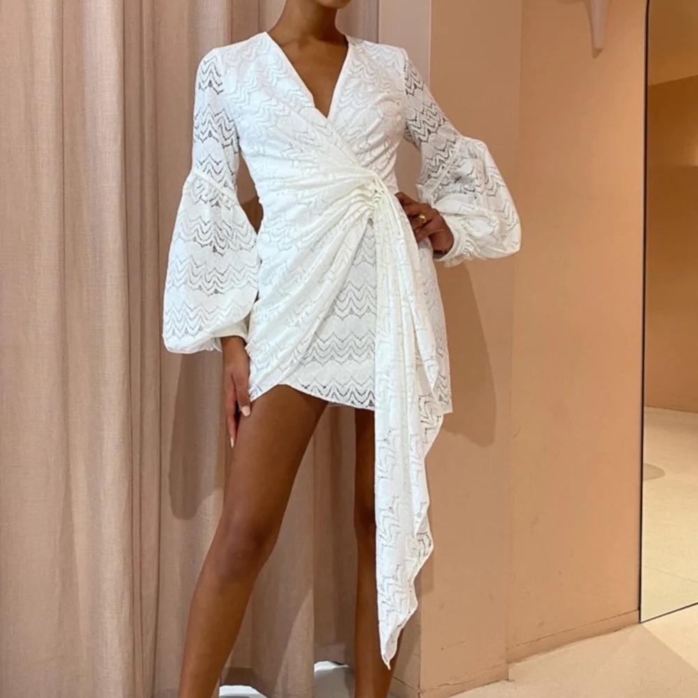 Acler Hanley Dress in Ivory
